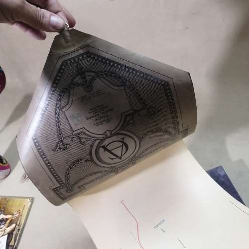 WONDERFUL OLD PLAYER PIANO SCROLLS