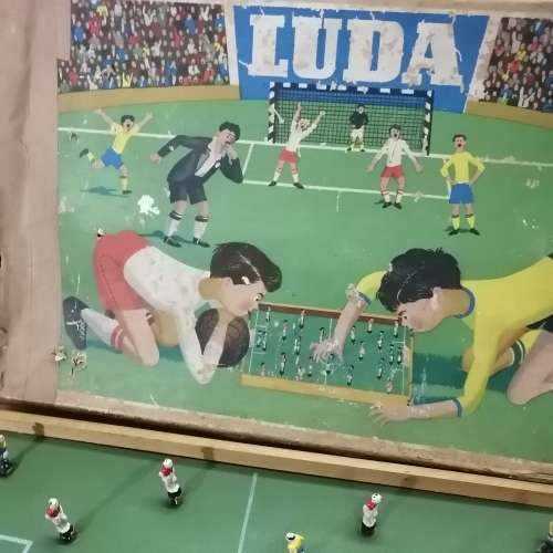 VERY RARE MID-CENTURY TABLE FOOTBALL, BY LUDA, CIRCA 1950`S