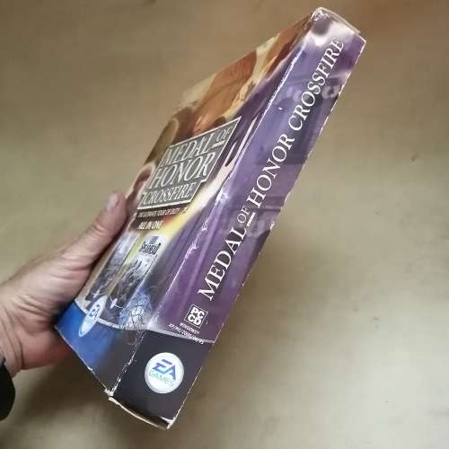 HIGHLY COLLECTABLE MEDAL OF HONOR CROSSFIRE BIG BOX PC GAME - COMPLETE IN BOX