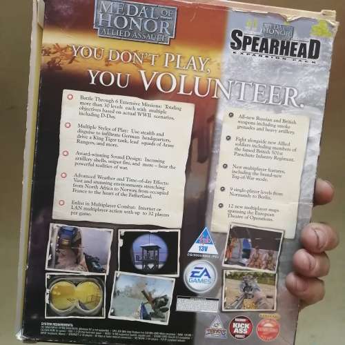 HIGHLY COLLECTABLE MEDAL OF HONOR CROSSFIRE BIG BOX PC GAME - COMPLETE IN BOX