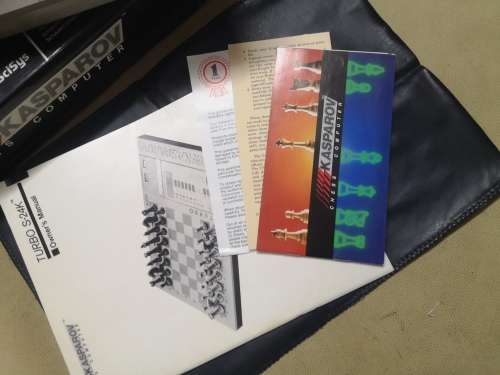 ORIGINAL VINTAGE KASPAROV TURBO S-24K ADVANCED CHESS COMPUTER - TESTED WORKING