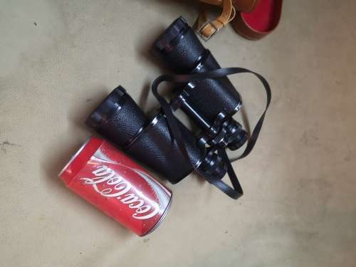 Vintage Russian Zenith Coated Optics 7x50 binoculars With Leather Bag