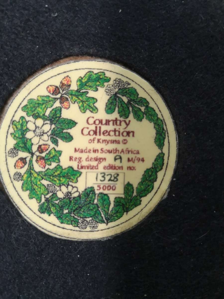 Country Collection of Knysna `Mice On Wildbrambles` Ornament - Limited Edition No: 1325/5000