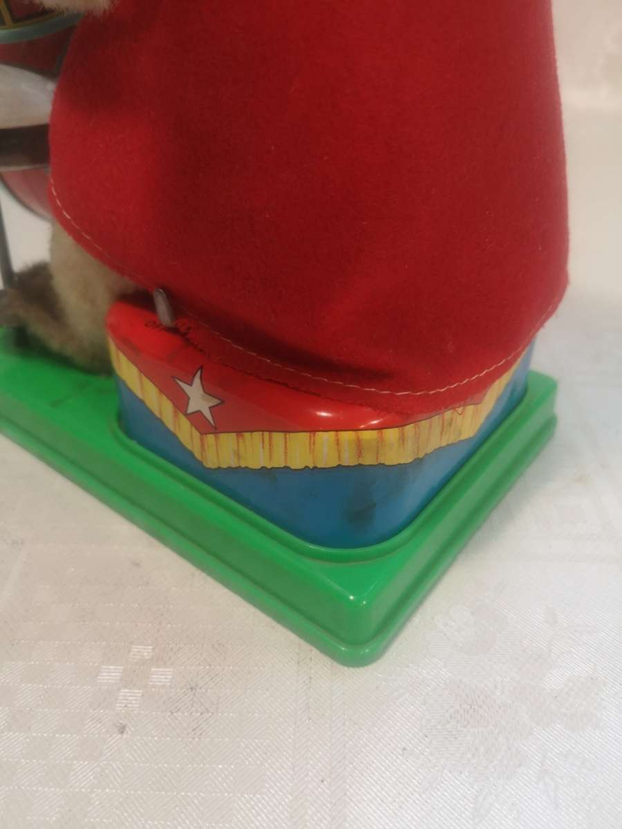 1950`S MAMBO THE JOLLY DRUMMING ELEPHANT TIN TOY - JAPAN