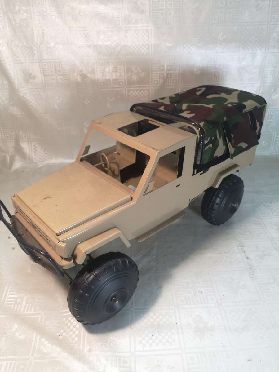 VERY LARGE STEEL LAND CRUISER WITH CANOPY - LIKE NEW