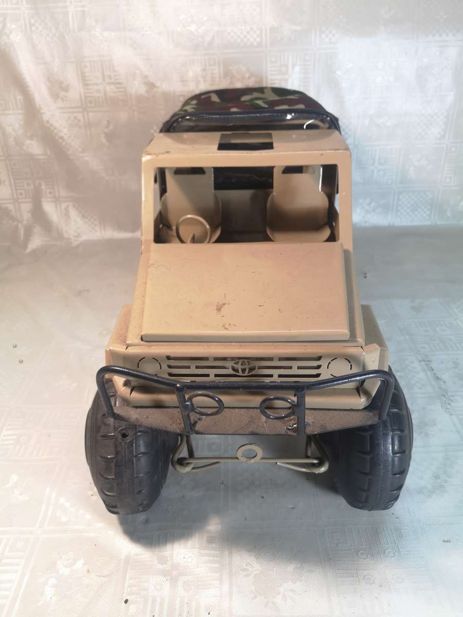 VERY LARGE STEEL LAND CRUISER WITH CANOPY - LIKE NEW