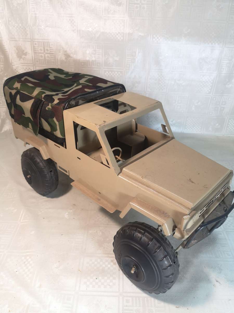 VERY LARGE STEEL LAND CRUISER WITH CANOPY - LIKE NEW