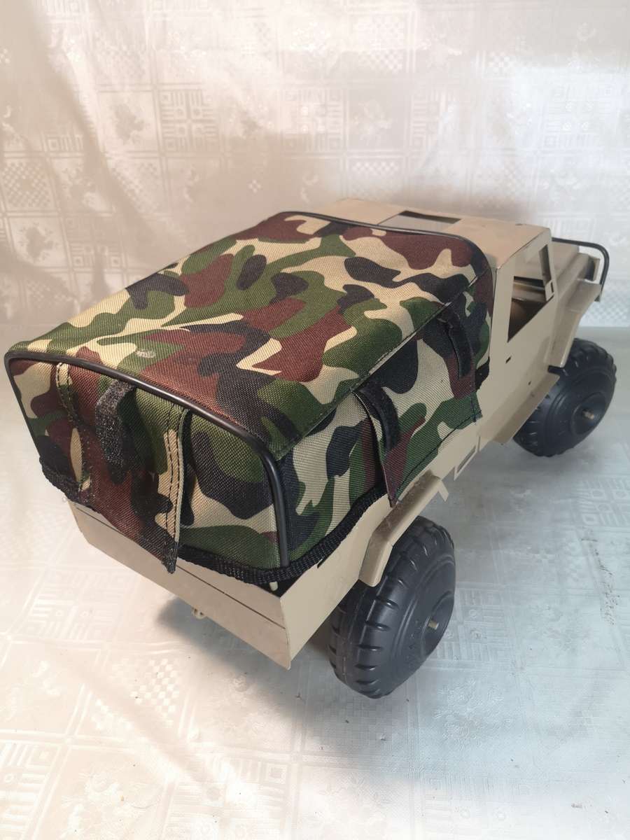 VERY LARGE STEEL LAND CRUISER WITH CANOPY - LIKE NEW