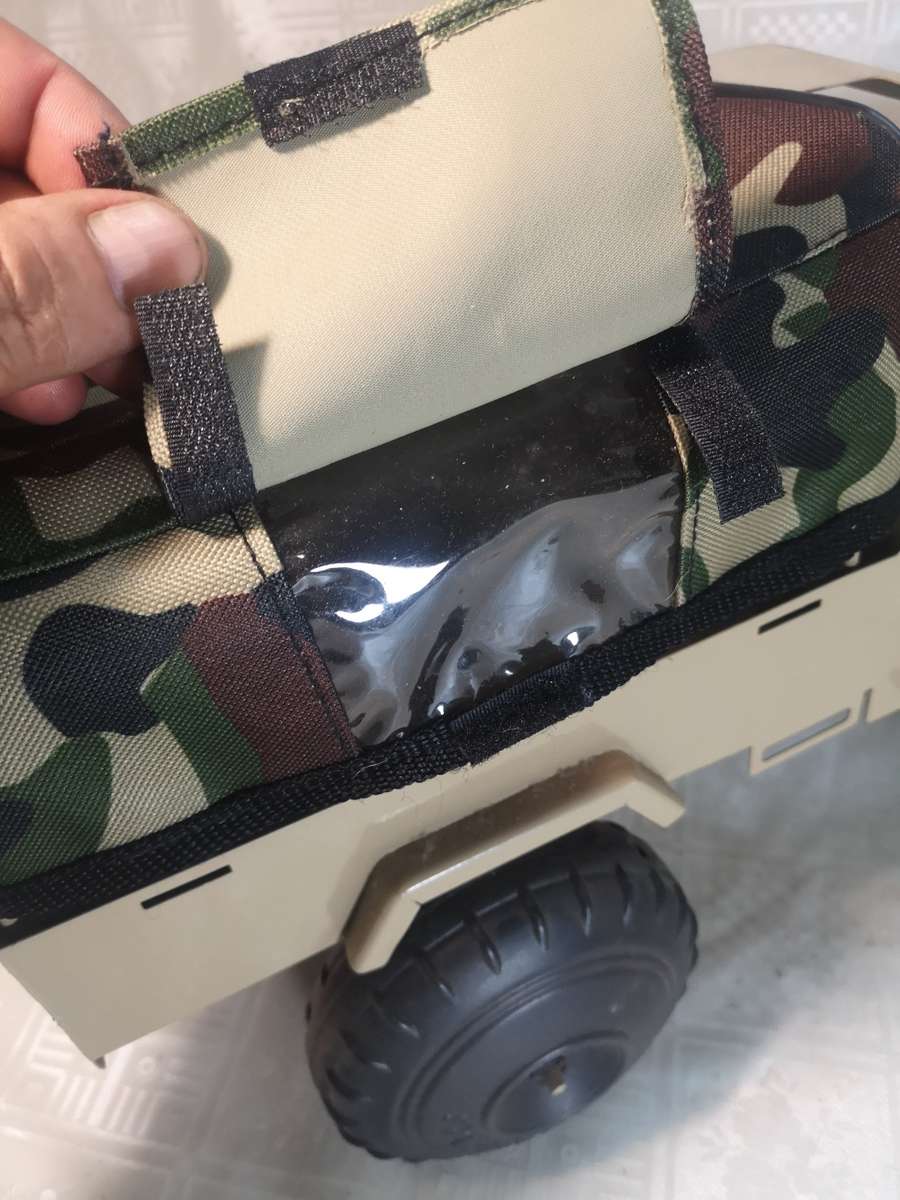 VERY LARGE STEEL LAND CRUISER WITH CANOPY - LIKE NEW