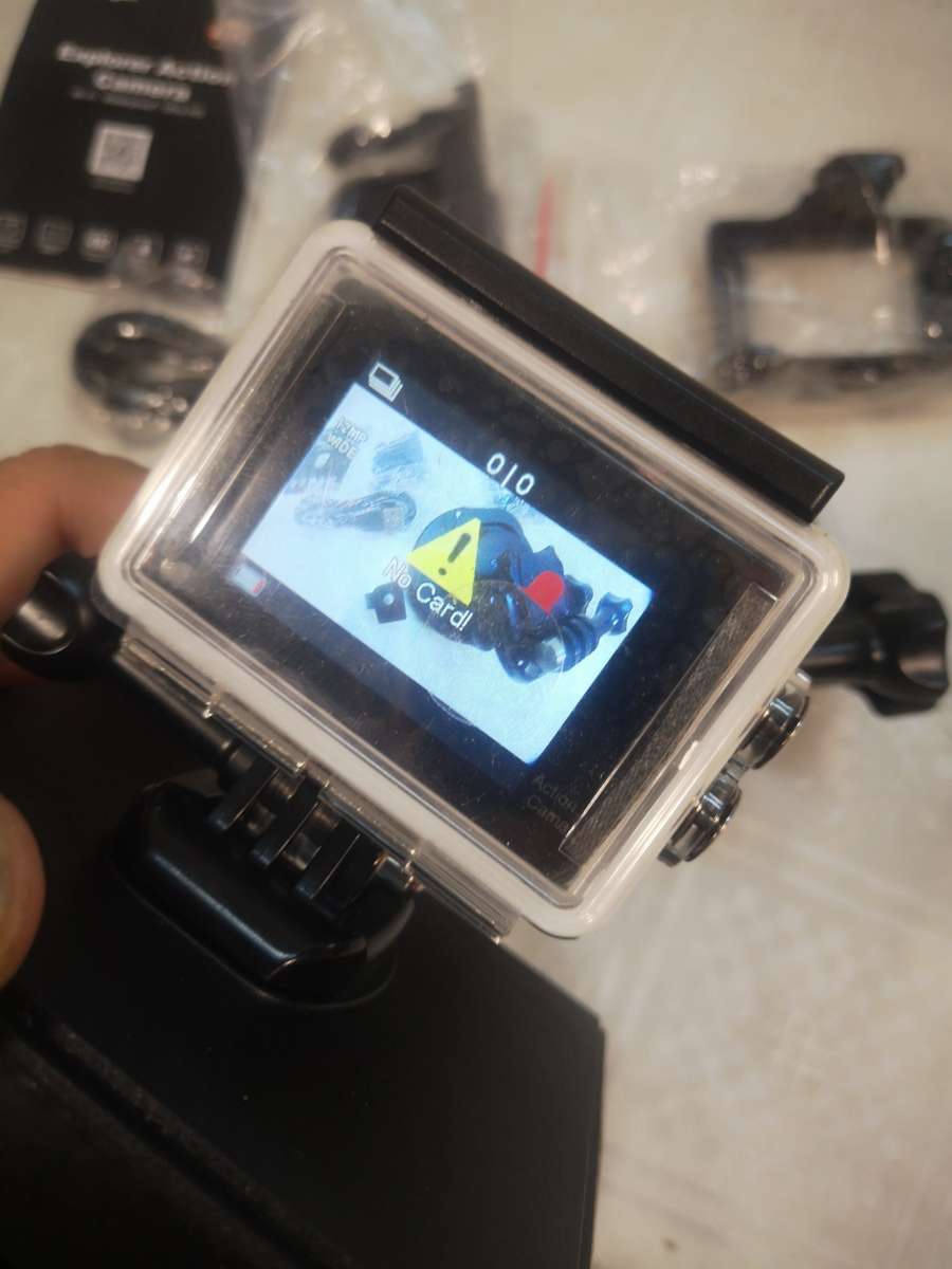 EXPLORER 4K ULTRA HD WATERPROOF ACTION CAMERA - WORKING