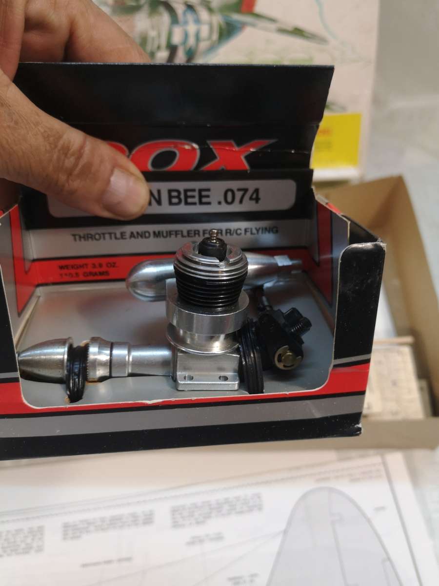 GIANT SCALE P - 47D THUNDERBOLT BALSA FLYING MODEL KIT WITH BRAND NEW RC METHANOL ENGINE