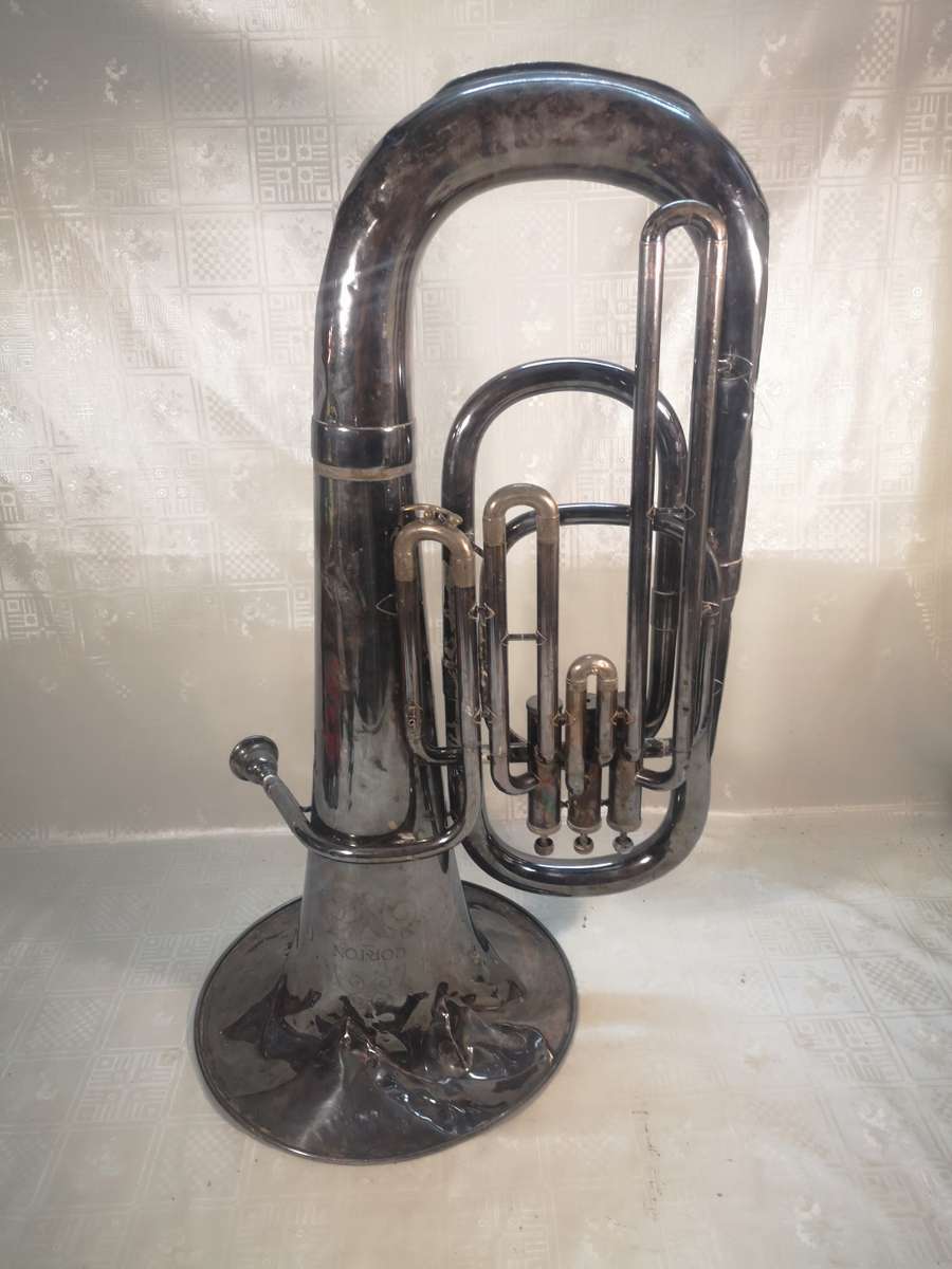 VERY LARGE VINTAGE CORTON FOREIGN TUBA - 770MM HIGH
