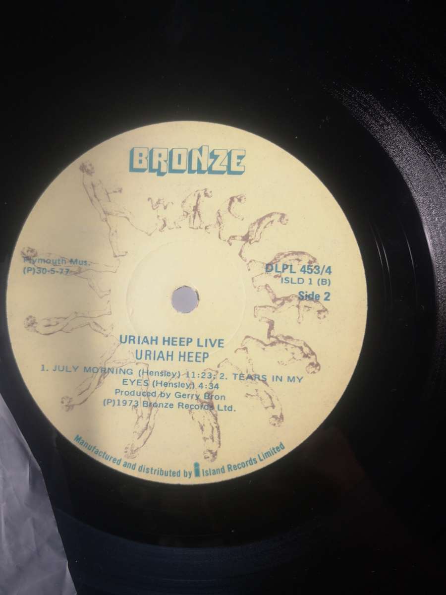 Uriah Heep Live Double LP - Good Condition