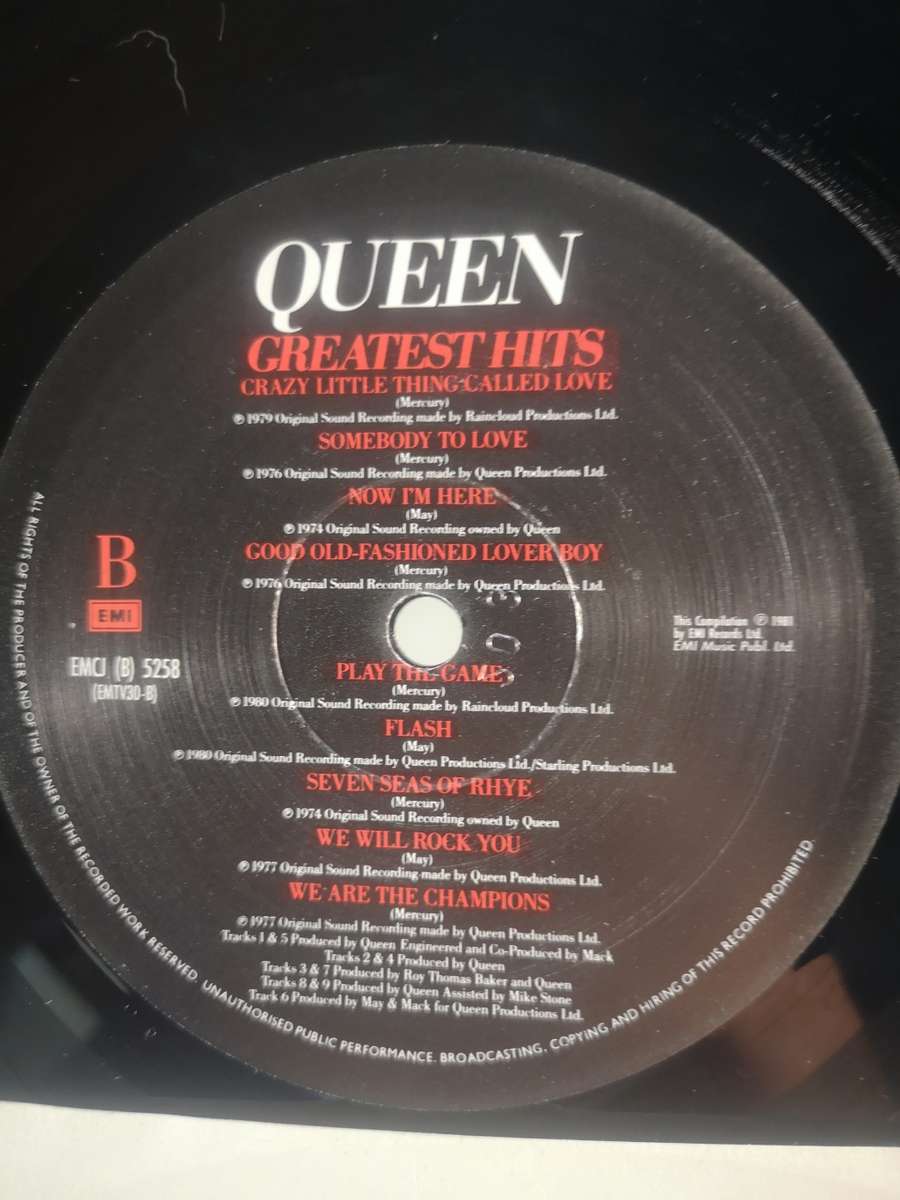 Queen Greatest Hits LP - Good Condition