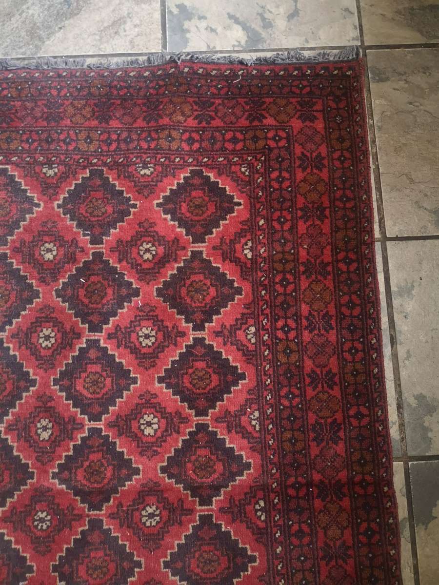 EXCELLENT HAND-KNOTTED VINTAGE AFGAN PERSIAN RUG 1530MM X 1070MM