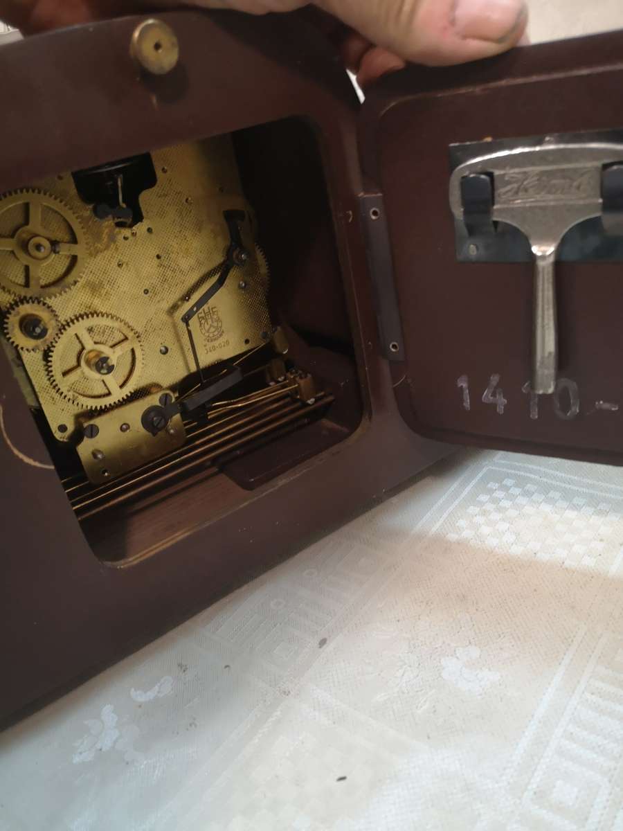 Vintage Franz Hermle table clock