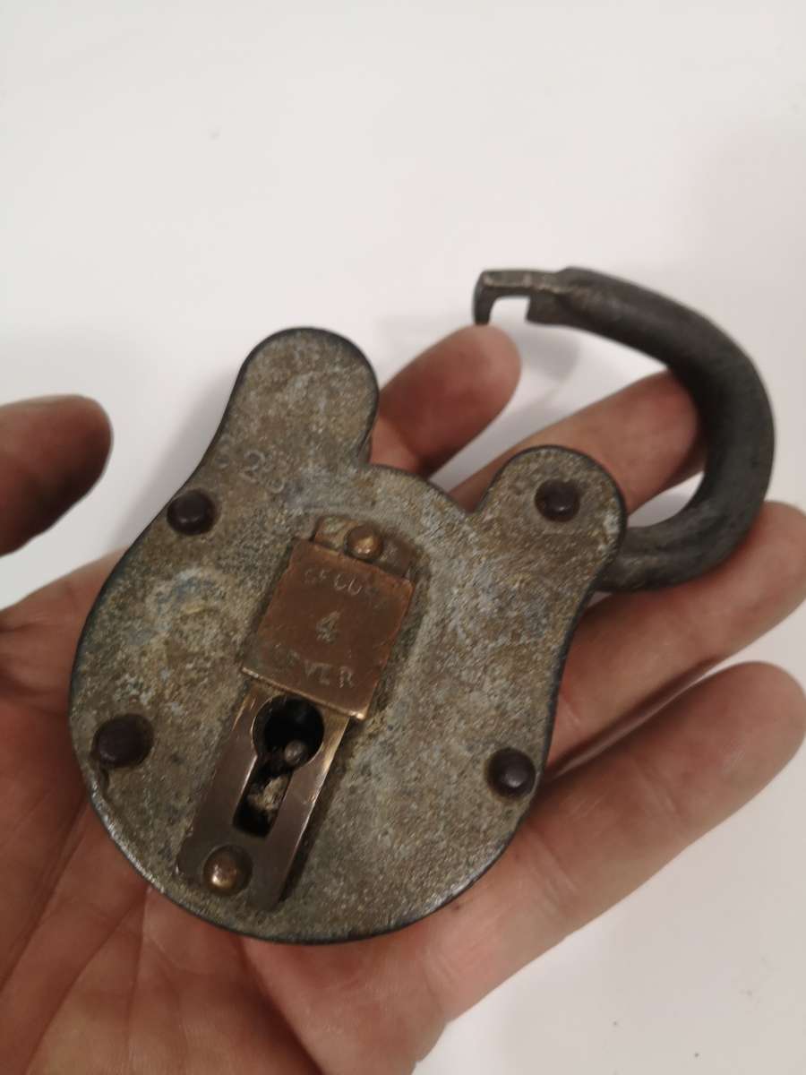 PAIR OF ANTIQUE LOCKS (NO KEY)