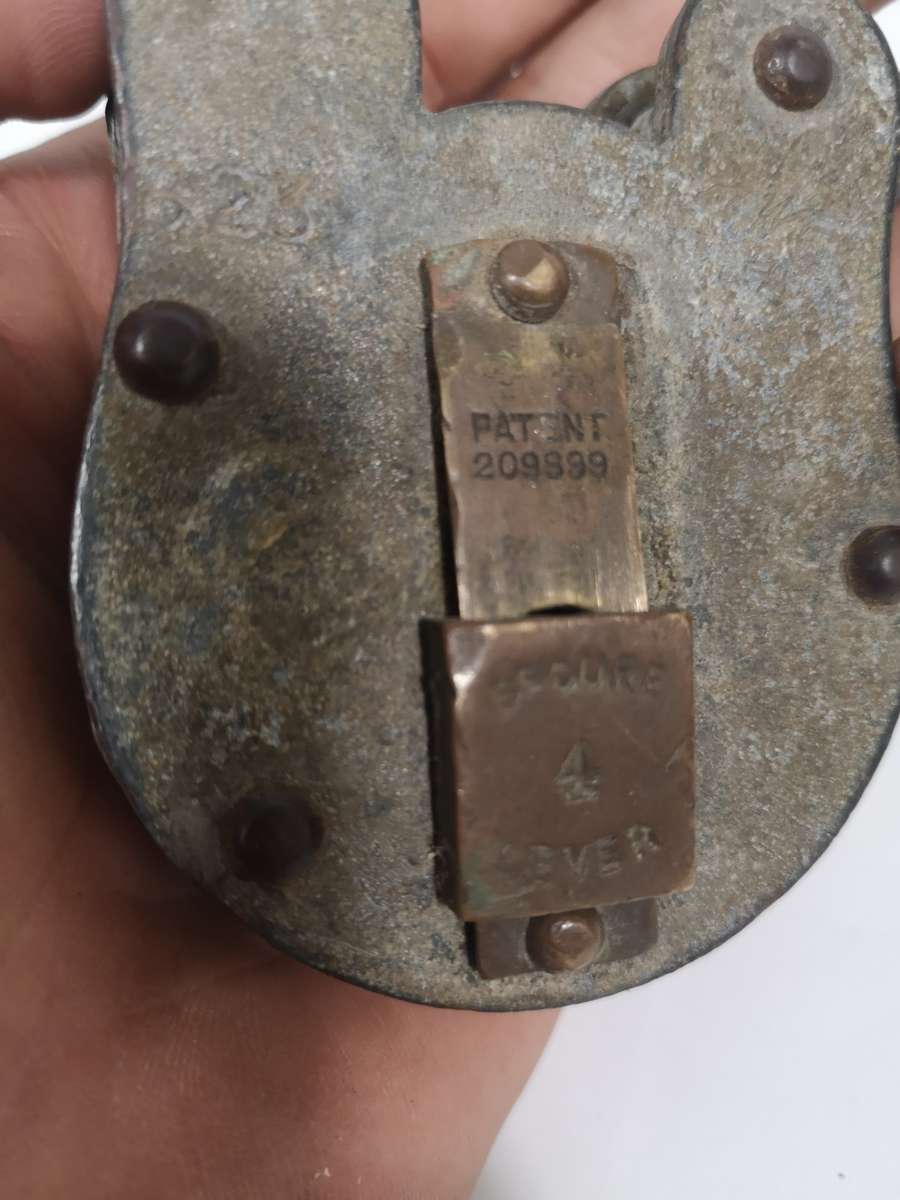 PAIR OF ANTIQUE LOCKS (NO KEY)