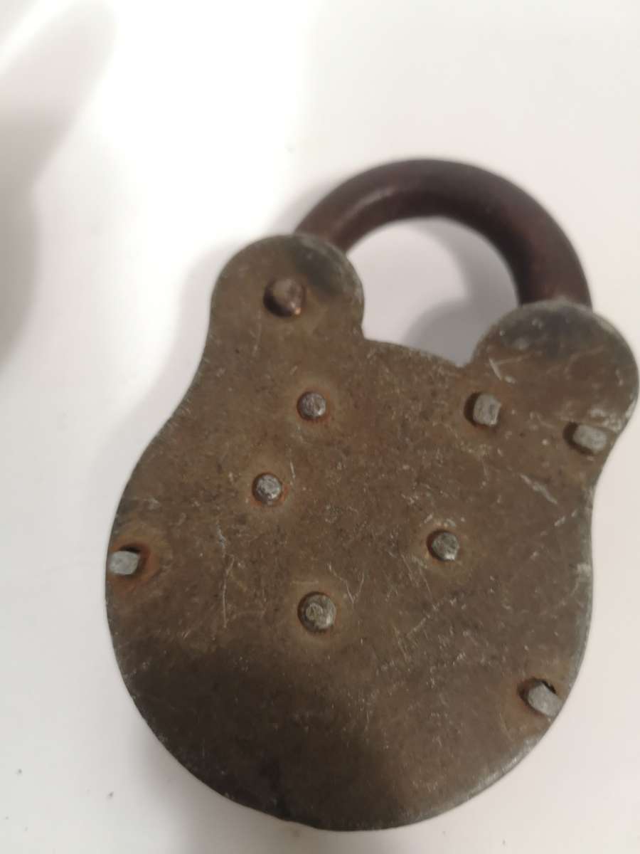 PAIR OF ANTIQUE LOCKS (NO KEY)