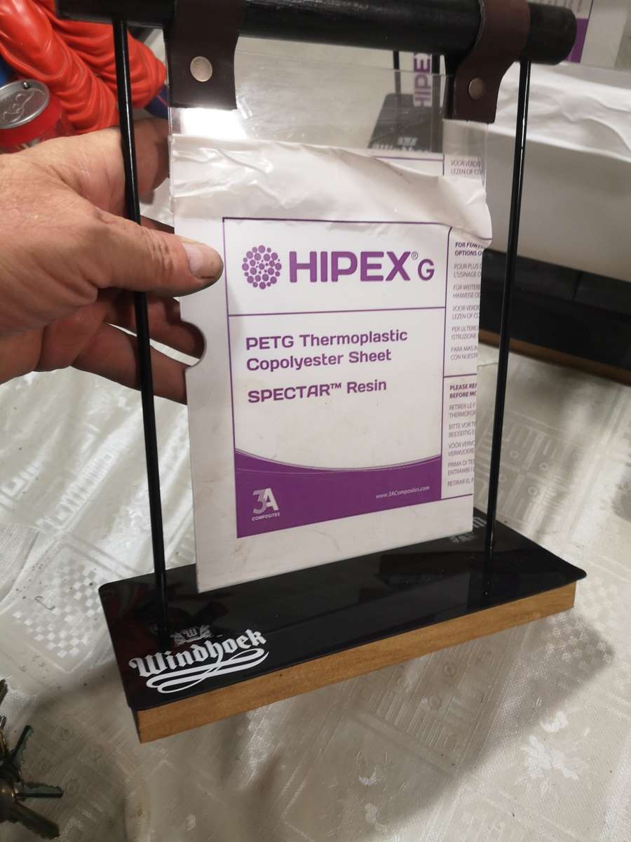 6 BRAND NEW WINDHOEK DOUBLE SIDED BAR MENU/DISPLAY STANDS