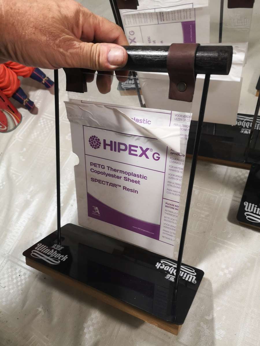 6 BRAND NEW WINDHOEK DOUBLE SIDED BAR MENU/DISPLAY STANDS