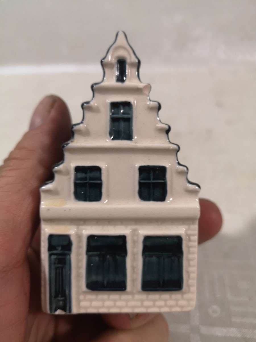 KLM Airlines Blue Delft Ceramic House No 73 By BOLS