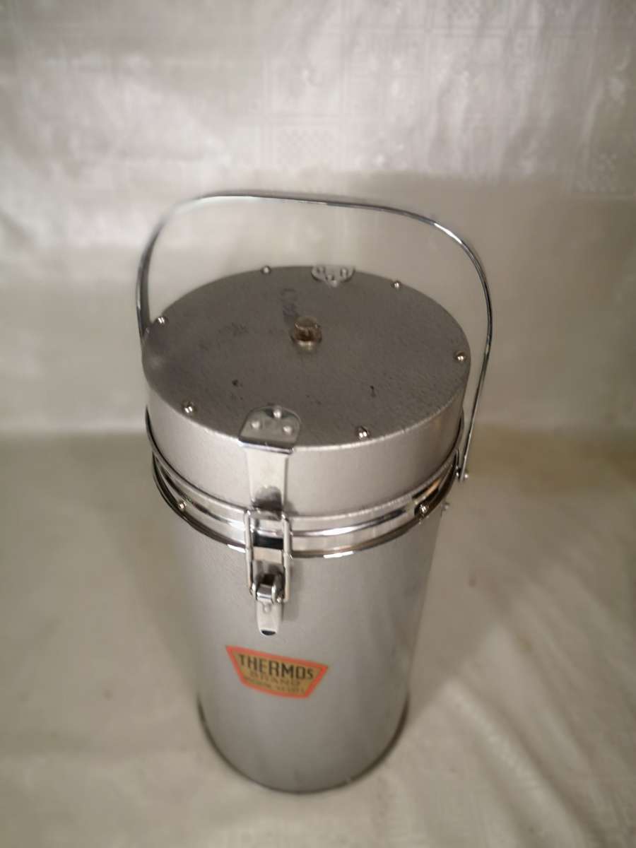 Vintage Large Thermos Food Flask Vacuum Vessel 1950`s