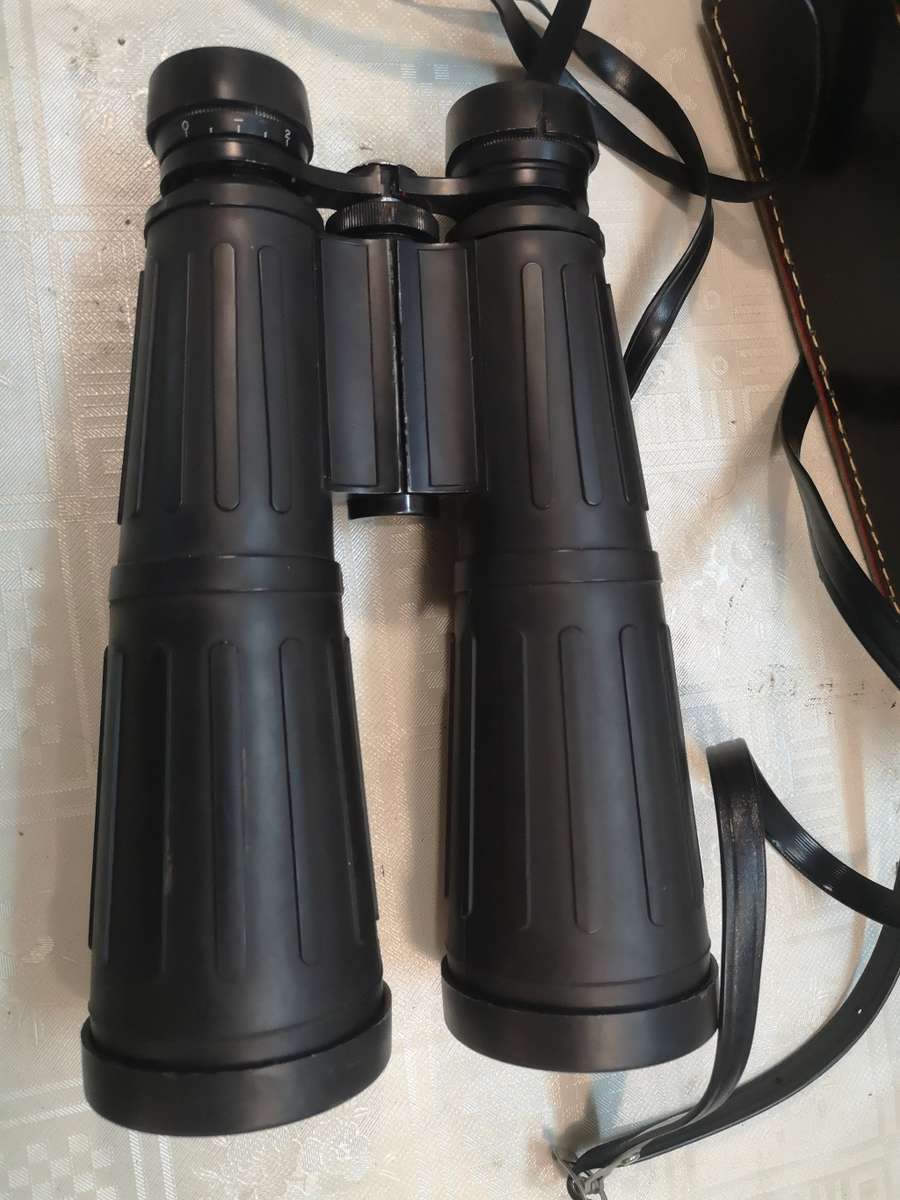 Vintage Military 8 x 56 field 6.5° No 6644 Binoculars - Japan - Good Working Condition