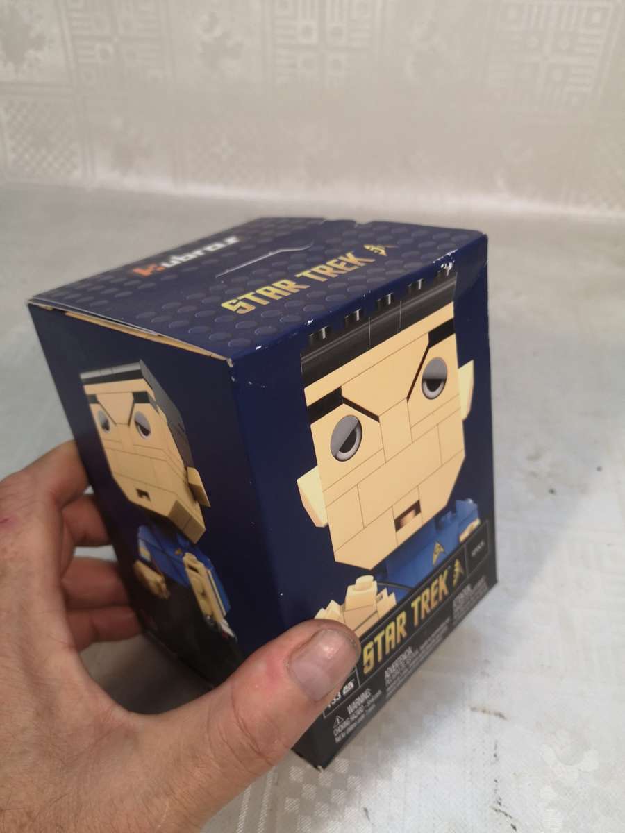 Mega Bloks Kubros Star Trek 50th Anniversary Spock Buildable Figure New and Sealed in Box