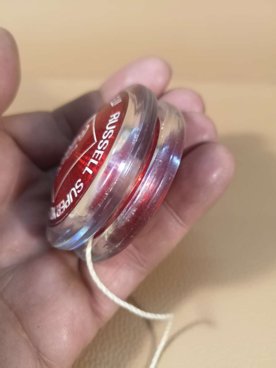 rare RUSSELL COCA COLA COKE SUPER YO-YO YOYO 1976 SLIMLINE SHAPE South Africa issue (Afr & Eng)