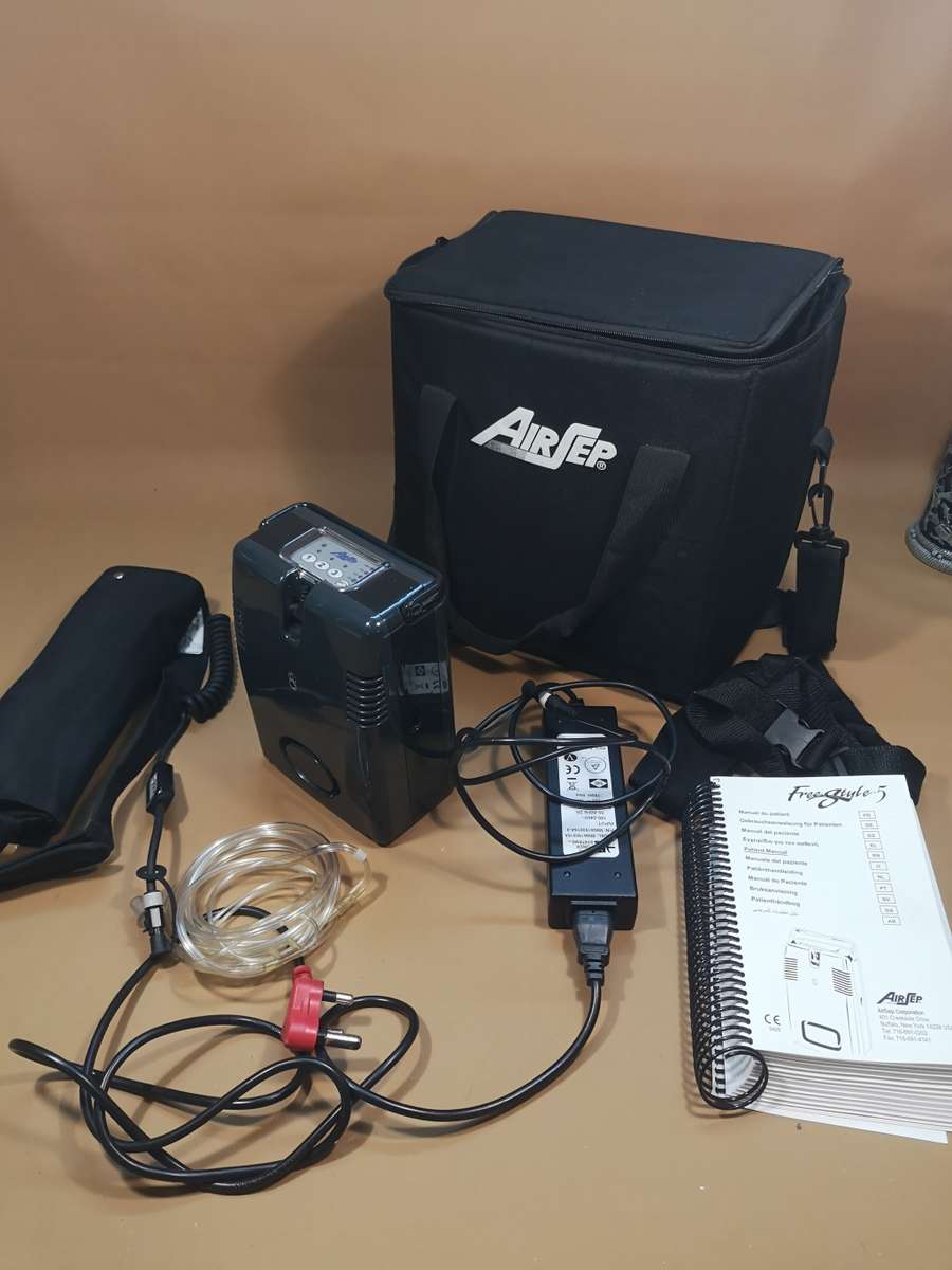 AIRSEP FREESTYLE 5 PORTABLE OXYGEN CONCENTRATOR - 100% TESTED WORKING
