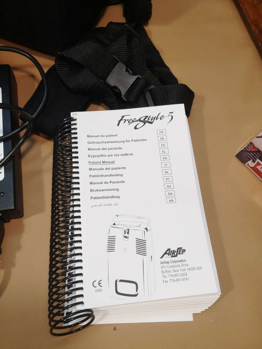 AIRSEP FREESTYLE 5 PORTABLE OXYGEN CONCENTRATOR - 100% TESTED WORKING