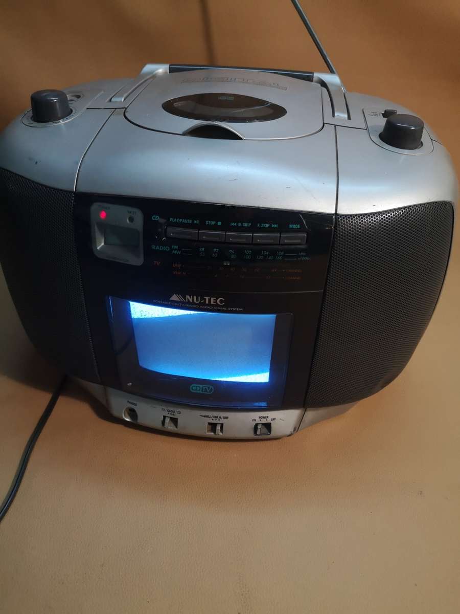 NU-TEC CD, Radio and TV, in working condition, work with battery or electric, as per photo