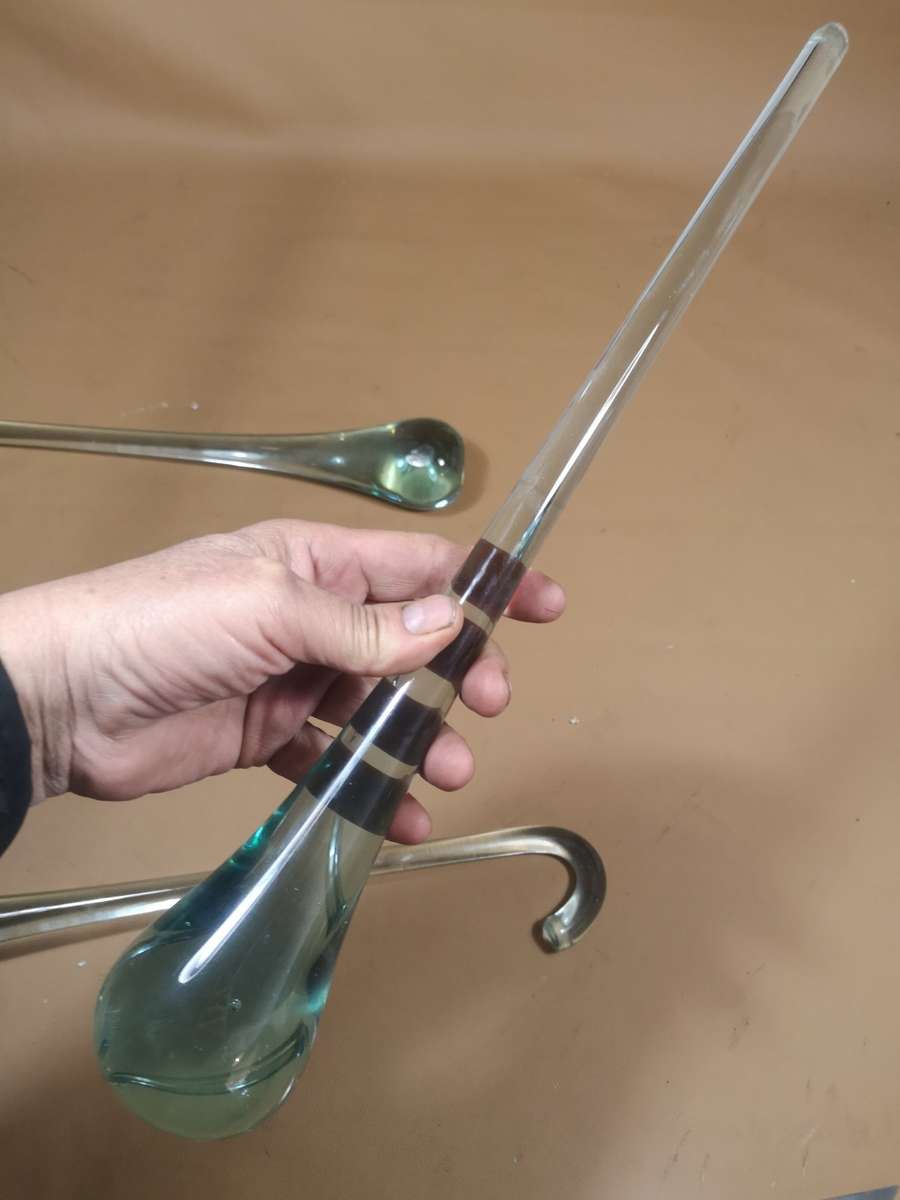 VERY LARGE MURANO GLASS TEARDROPS