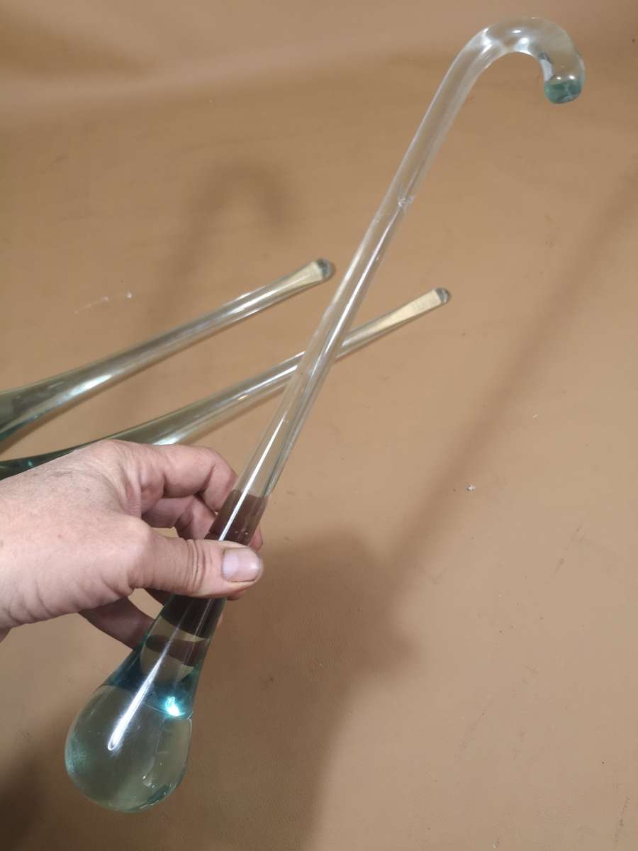 VERY LARGE MURANO GLASS TEARDROPS