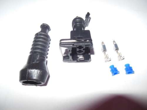 CONNECTOR PLUG 2 PINS  3.5mm EV1 BOSCH TYPE CONNECTOR KIT
