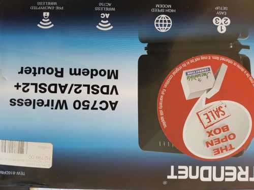 Modem Router Trendnet Ac750 Wireless Vdsl2 / Adsl2+  Tew816rm
