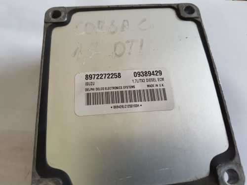 OPEL ASTRA CORSA C 1.7 DTI DELPHI ENGINE ECU 09389429 / 8972272258