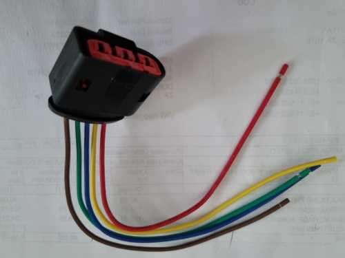 Vw Audi 5pins MAF Bosch Type Connector Plug With Wires 1j0973775A