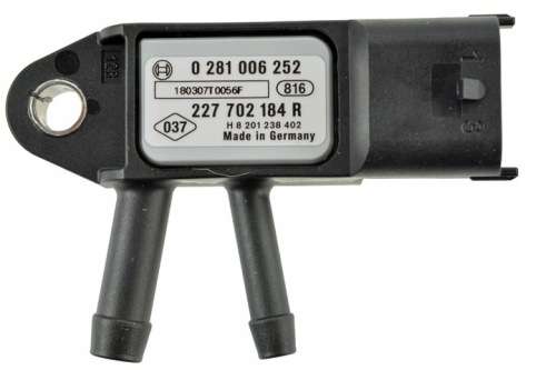 Nissan Renault Bosch Dpf Exhaust Pressure Sensor 227702184R 0281006252