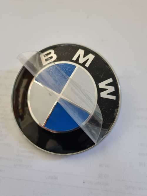 Bmw 82MM Blue & White Bonnet Boot Badge