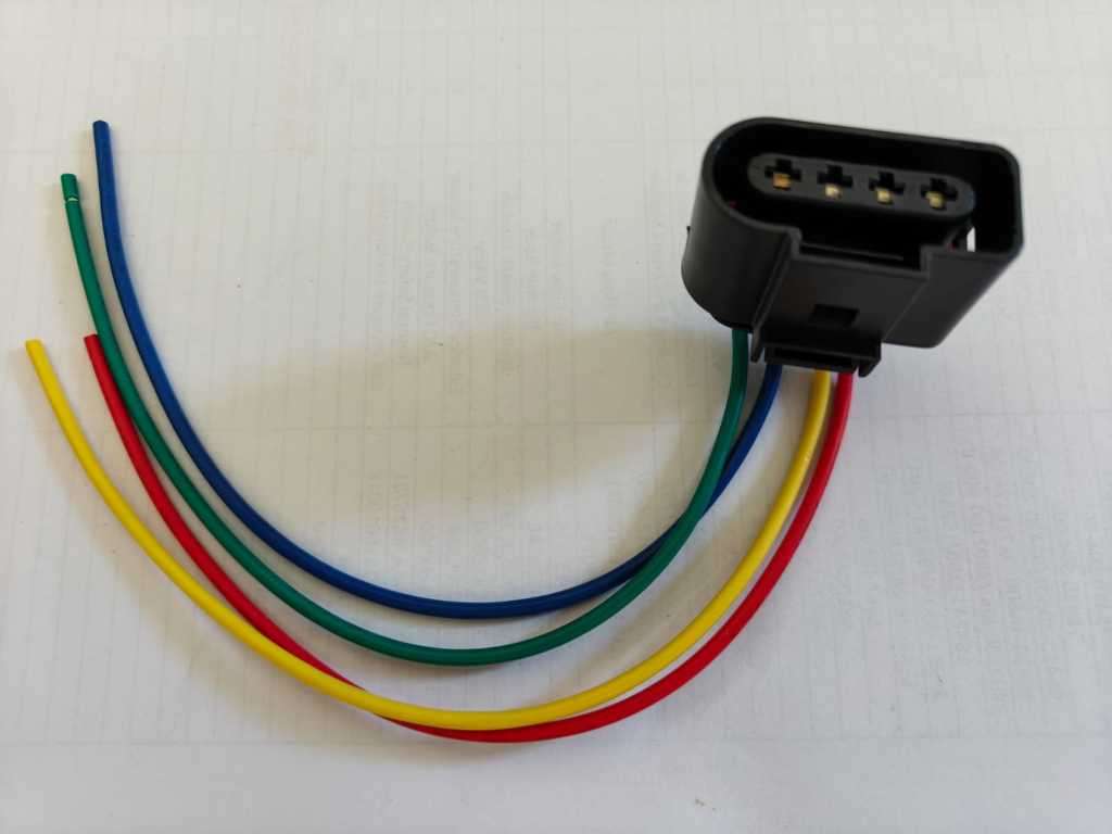 Vw Audi Ford 4pins Coil Bosch Type Connector Plug With Wires 1J0973724