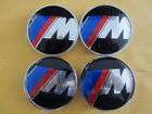 BMW M-POWER WHEEL CENTER CAPS 68mm  E60 E90 E92 E36 SET OF 4PCS