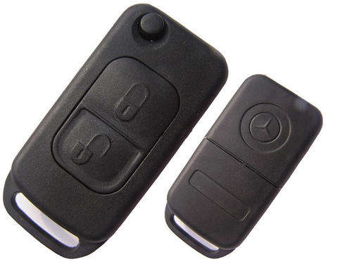 MERCEDES BENZ 2 BUTTON REMOTE FLIP KEY CASE