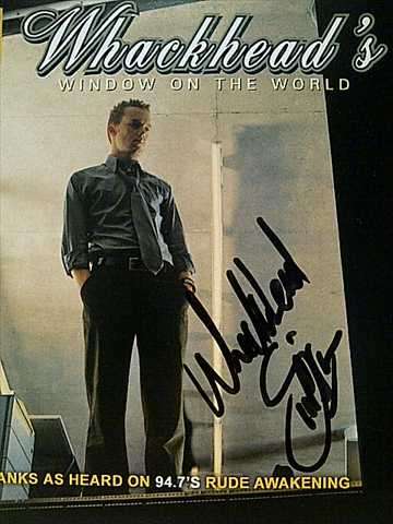 Whackhead : Window on the World : 2 Cd Set :Signed by Whackhead