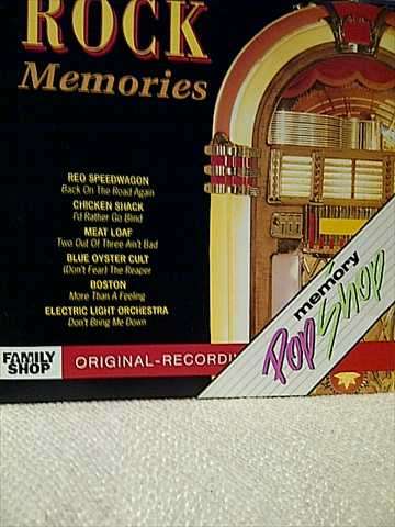 ROCK MEMORIES (RED SPEEDWAGON, CHICKEN SHACK, MEAT LOAF ETC.) (CD FOR SALE)