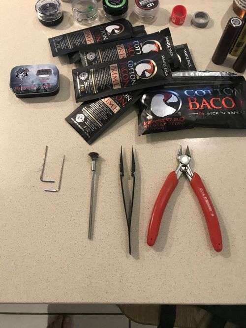 Various Vape equipment