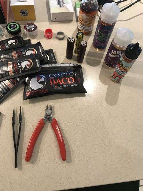 Various Vape equipment