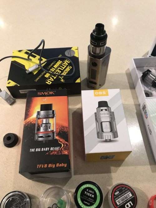 Various Vape equipment