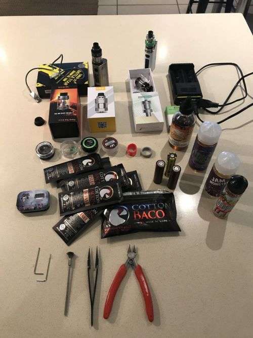 Various Vape equipment